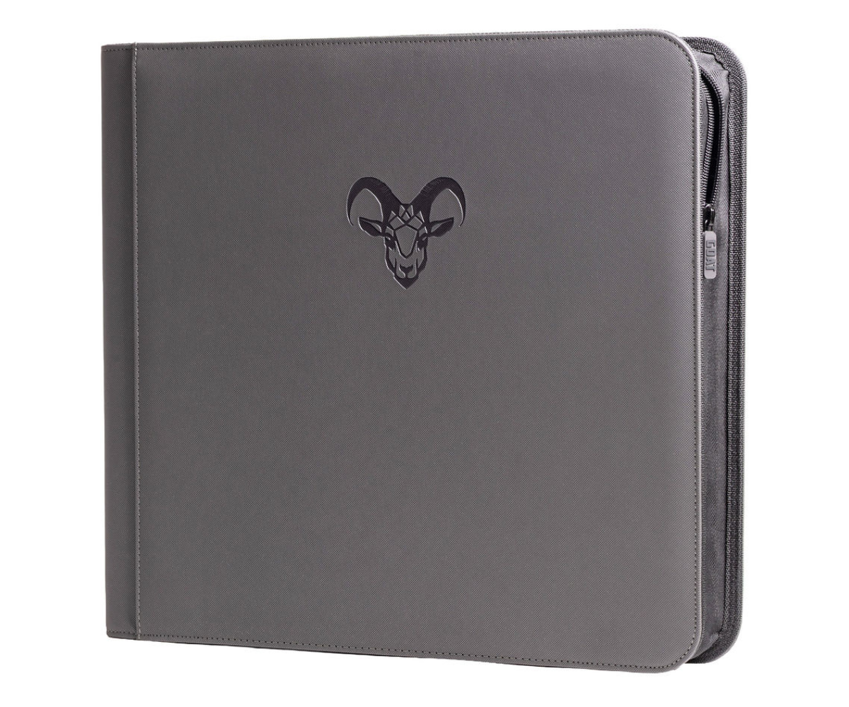 16 pocket card binder for toploaders 12 Pocket TopLoader Binder – Goat Armor
