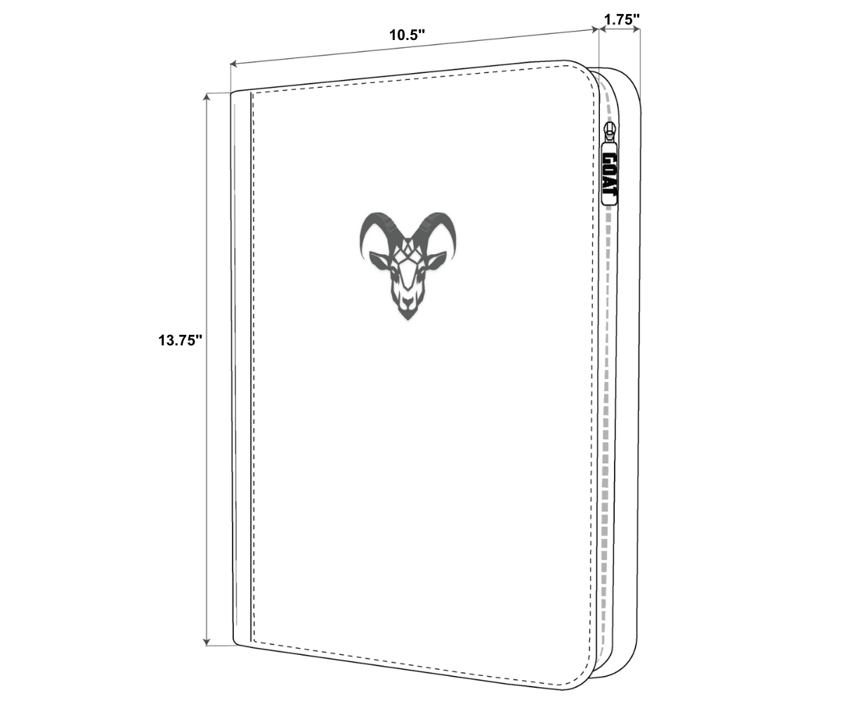 LIMITED EDITION: Galaxy Black Stay Flat Binder specifications