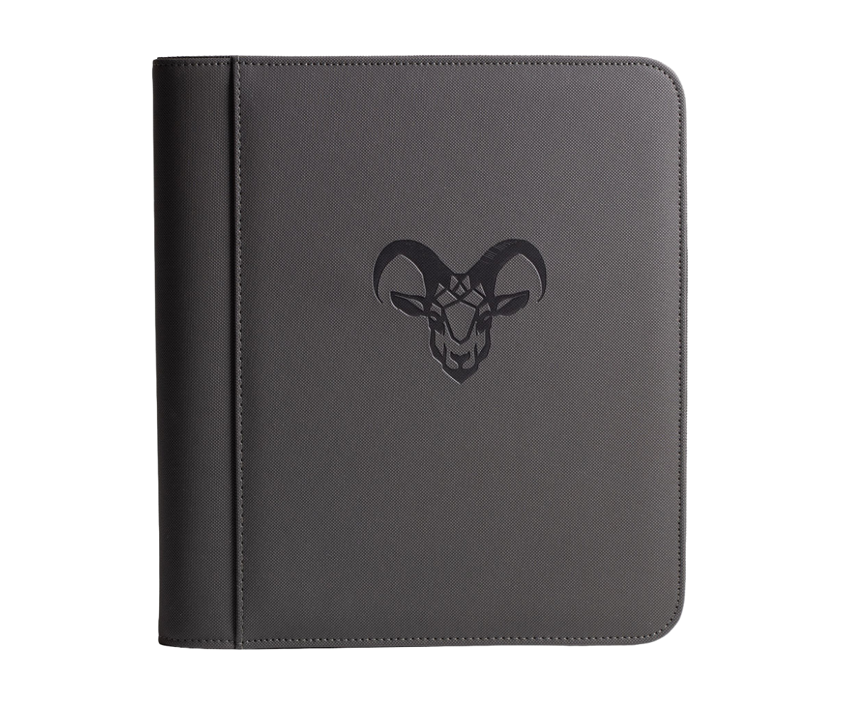 4 card toploader binder Collector's Series Pocket Top Loader Zip zipper closure and anti 4 Pocket TopLoader Binder