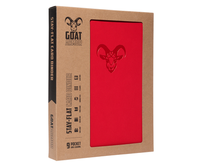 "Stay Flat" Card Binder