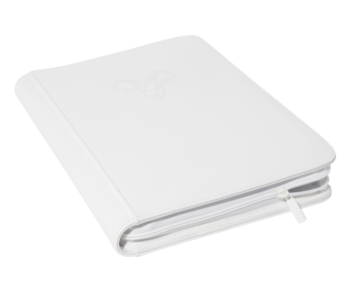 all white card binder LIMITED EDITION: 9 Pocket White-Out Binder
